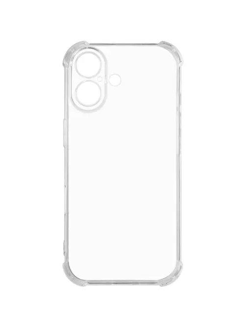 Чехол RedLine iBox Crystal для iPhone 17, с усил.углами, силикон, прозр