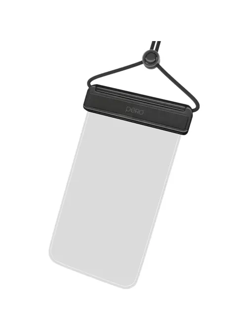 Чехол PERO влагозащитный для смартфона SB04 WATERPROOF BAG черный