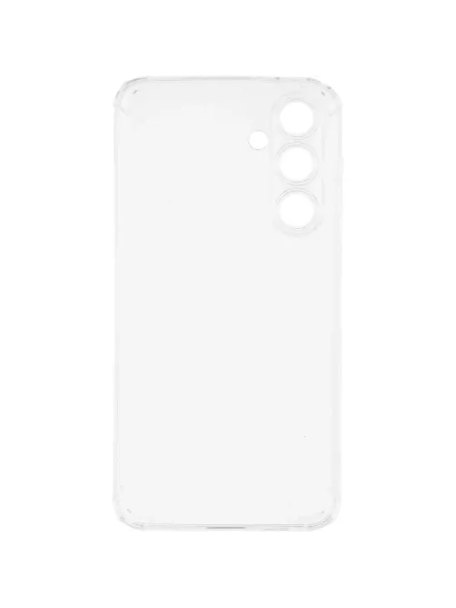 Чехол накладка PERO силикон для Samsung S24 FE прозрачный усиленный
