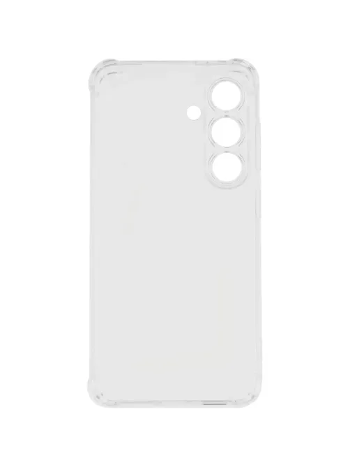 Чехол накладка PERO силикон для Samsung S25 прозрачный усиленный