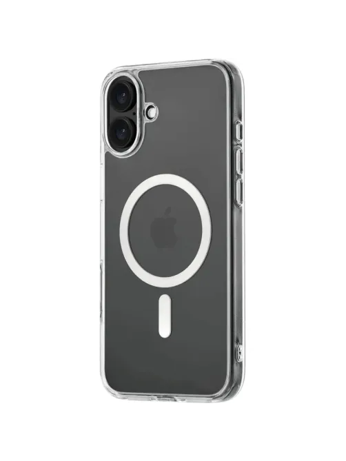 Чехол uBear Real Mag Case,защитн,iPhone16 Plus,усил.прозр(CS397TT67RL-I24M)