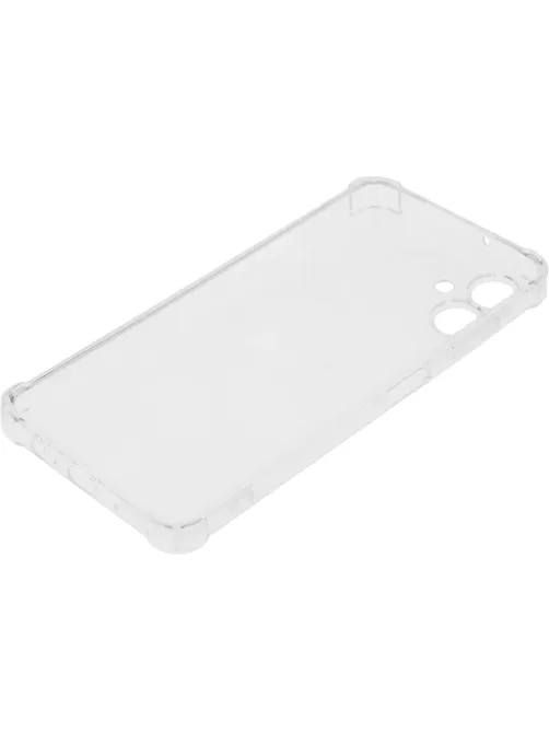 Чехол накладка PERO силикон для Samsung A06 прозрачный усиленный