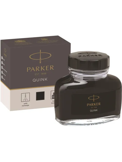Чернила 57мл PARKER черные 1950375 Франция