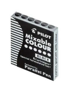 Чернила Чернильный картридж PILOT Parallel Pen черные 6 шт/уп IC-P3-S6 B
