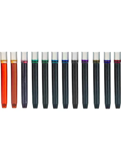 Чернила Чернильный картридж PILOT Parallel Pen 12 цветов 12 шт/уп IC-P3-AST