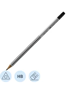 Карандаш чернографитный Faber-Castell GRIP 2001, НВ, с ласт /117200