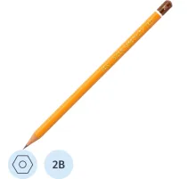 Карандаш чернографитный KOH-I-NOOR 1500/2B б/ласт, Чехия