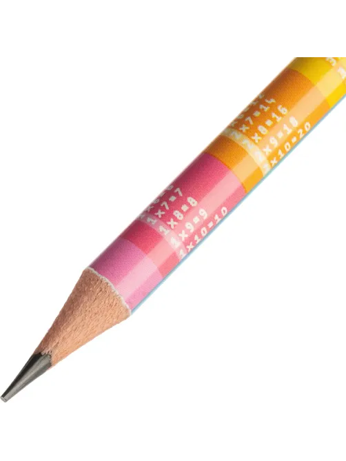 Карандаш Ч/Г Deli, Multiplication table, кругл, 2.2мм, ластик, EC046-HB