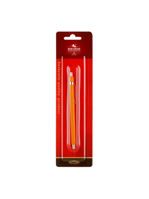 Карандаш цанговый VERSATIL 5201 2мм металлич желтый,клип,блист 5201CN1004BL