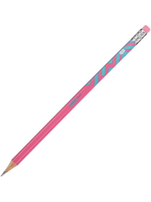 Карандаш чернографитный Attache Soft HB, ласт, шестигр, дерево, в асс