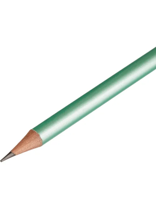Карандаш чернографитный Attache Pearly, круглый, б/ласт, ассорти