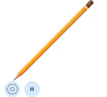 Карандаш чернографитный KOH-I-NOOR 1500/H б/ласт, Чехия