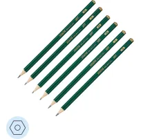 Набор чернографитных карандашей Art,2xHB,H,B,2H,2B,6шт/уп