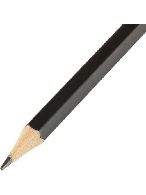 Карандаш чернографитный Kores шестигранный HB с ластиком