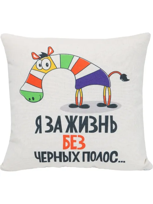 Подушка декоративная 40х40см (хлопок 60%, ПЭ 40%/новолон ПЭ), ПД40-036