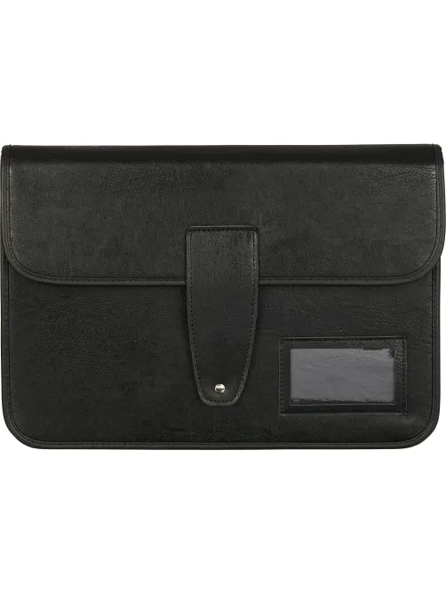 Папка ВОЛГА К мод.179Д,черный экокожа