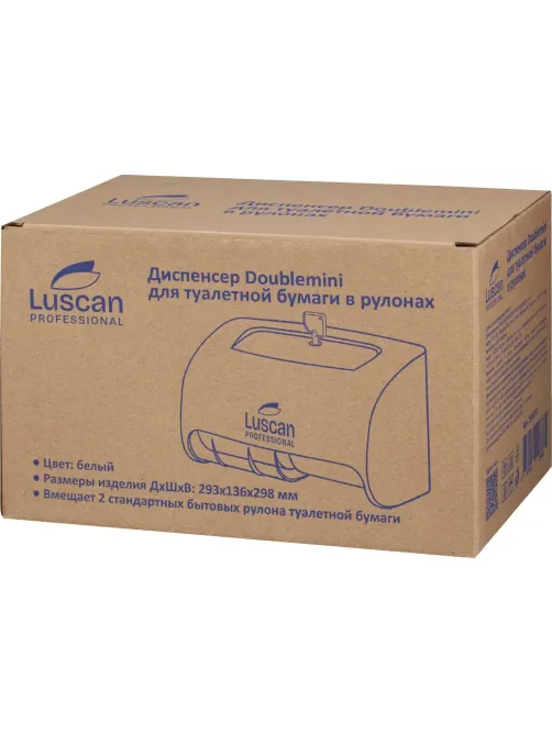Диспенсер для туалетной бумаги рул Luscan Prof Etalon Doublemini бел 151067