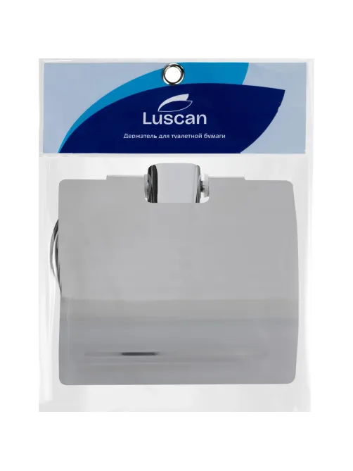 Держатель для туалетной бумаги Luscan металлич., хромированный