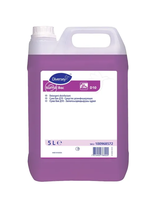 Профхим дезинфек д/поверхн и оборуд, ЧАС Diversey/Suma Bac D10, 5л