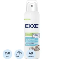 Дезодорант EXXE Fresh SPA Невидимый спрей женский, 150 мл