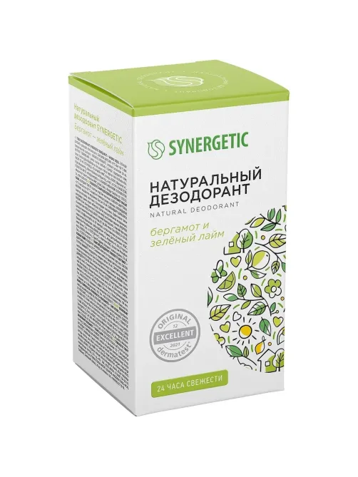 Дезодорант SYNERGETIC бергамот - зеленый лайм 50 мл