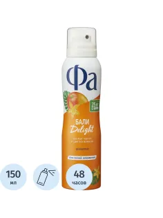 Дезодорант-антиперспирант ФА Ритмы Острова Бали Delight Аэрозоль 150 мл