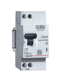 Выключатель автом. диф. тока Legrand RX3 1п (1P+N) C 16А 6кА 30мА AC 419399