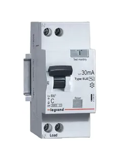 Выключатель автом. диф. тока Legrand RX3 1п (1P+N) C 25А 6кА 30мА AC 419401