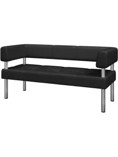Диван MV_ Комус Мебель Balance 3-мест. (Bu3-2)  к/з Or.16/Ec.3001 черн