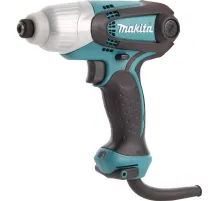 Шуруповерт сетевой ударный MAKITA 230Вт, 100Нм, шестигранник,свет (TD0101F)