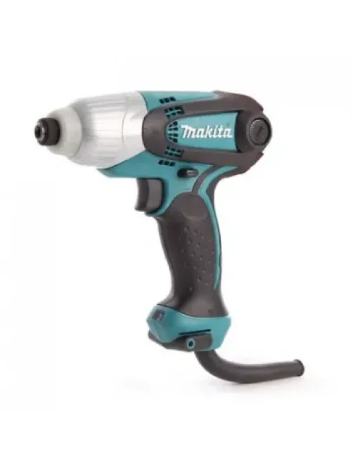 Шуруповерт сетевой ударный MAKITA 230Вт, 100Нм, шестигранник,свет (TD0101F)