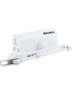 Доводчик дверной Isparus ISP 410, 15-60кг, белый