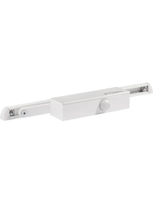 Доводчик дверной Нора-М 820 Slider (70 кг) со скольз. тягой (белый)