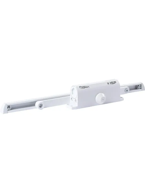 Доводчик дверной Isparus 430 Slider (40 - 100 кг) со скольз. тягой (белый)