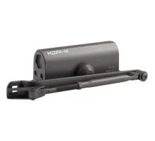 Доводчик ISPARUS 430 F фиксация (от 50 до 110кг) (графит)