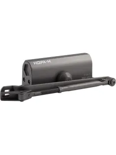 Доводчик ISPARUS 430 F фиксация (от 50 до 110кг) (графит)