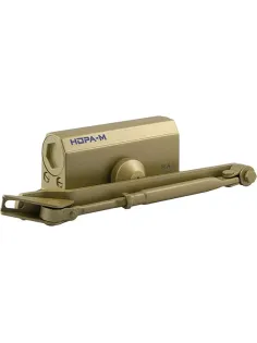 Доводчик НОРА-М №2S F фиксация  (25-50кг) (золото)