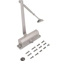 Доводчик дверной NOTEDO DC-080 GRAY 60-120 кг серый (10)