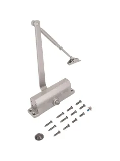 Доводчик дверной NOTEDO DC-080 GRAY 60-120 кг серый (10)