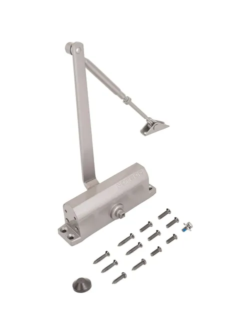 Доводчик дверной NOTEDO DC-080 GRAY 60-120 кг серый (10)