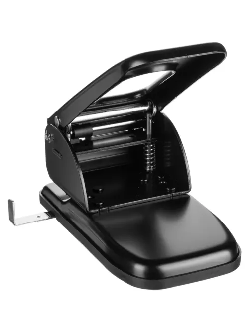 Дырокол Kw-Trio Heavy Duty 967 макс.70лист. металл черный отв.:2 с линейкой