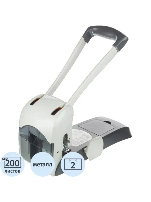 Дырокол KW-trio Lever-Tech HD до 200 листов особо мощный