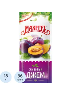 Джем Махеевъ Сливовый 18гx96шт/уп