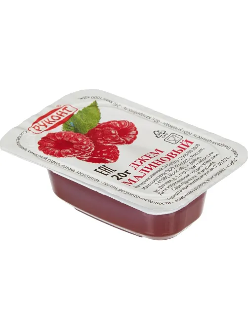 Джем Руконт порц. малина 20г/шт 20 шт/уп