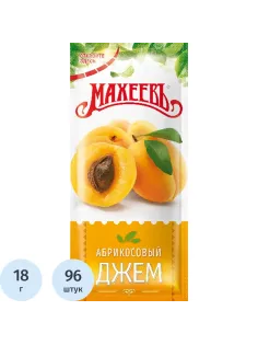 Джем Махеевъ Абрикосовый 18гx96шт/уп