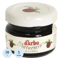 Конфитюр DARBO Малина 28гx5шт/уп