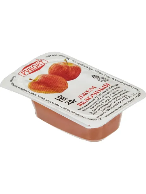 Джем Руконт порц. яблоко 20 г/шт 20 шт/уп