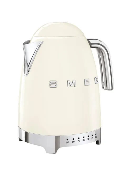 Чайник SMEG KLF04CREU,1,7л,электрический с регул темп, кремовый