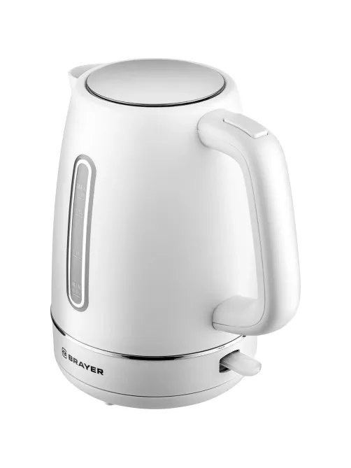 Чайник BRAYER 6103BR-WH,электрический,2200Вт,1,7л, платик.STRIX, автоотключ
