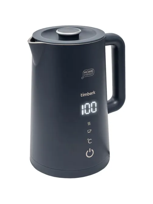 Чайник электрический Timberk T-EK21S104WF, 2200Вт, 1.7л, Wi-Fi, черный